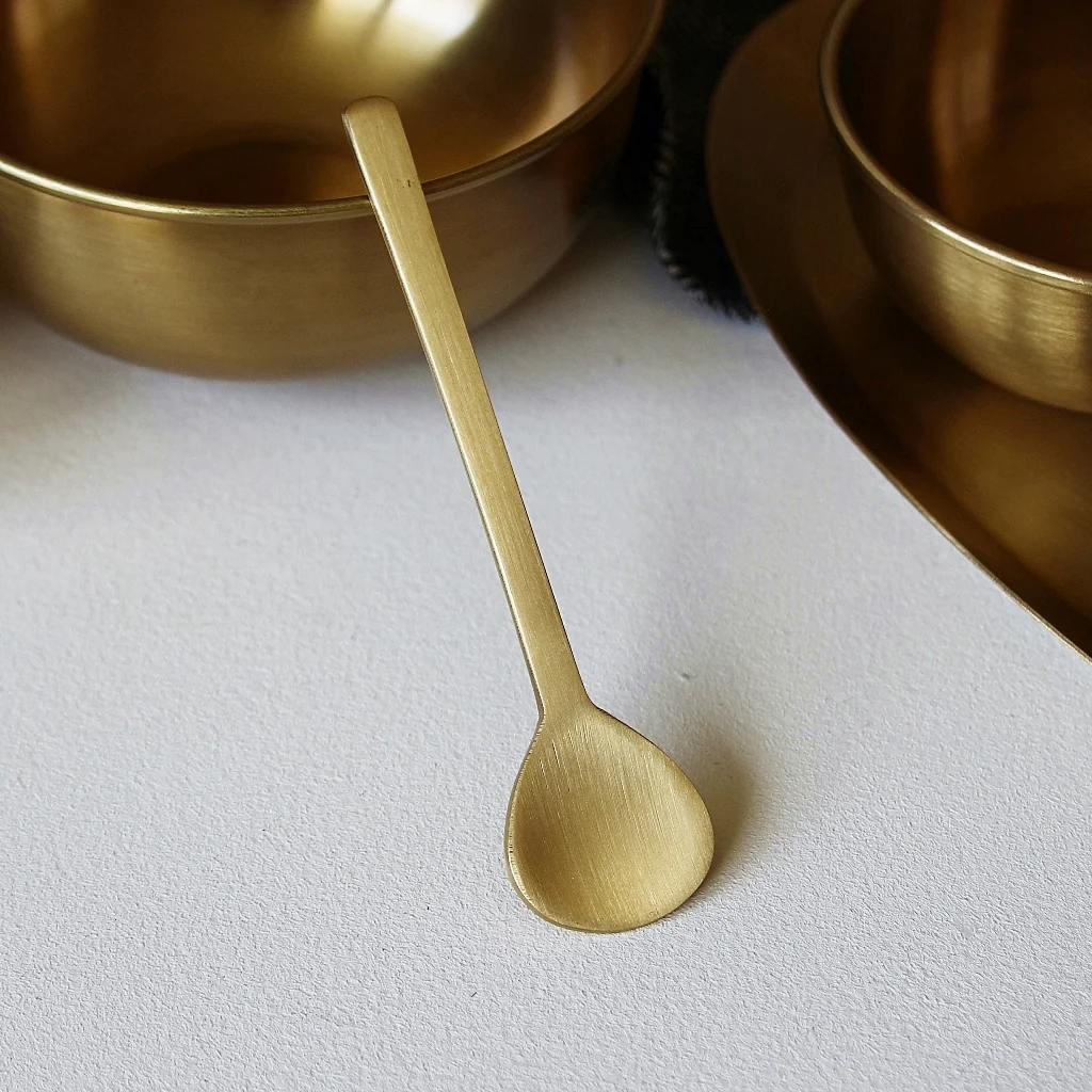 Brass Dessert Spoon