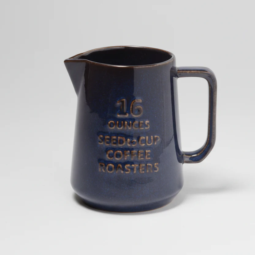 Coffee Roasters Pitcher Navy