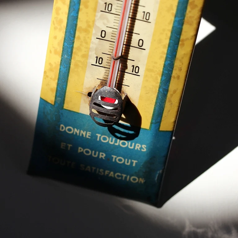 Emaille Thermometer Paris – Pharmacie Bailly - Image 2