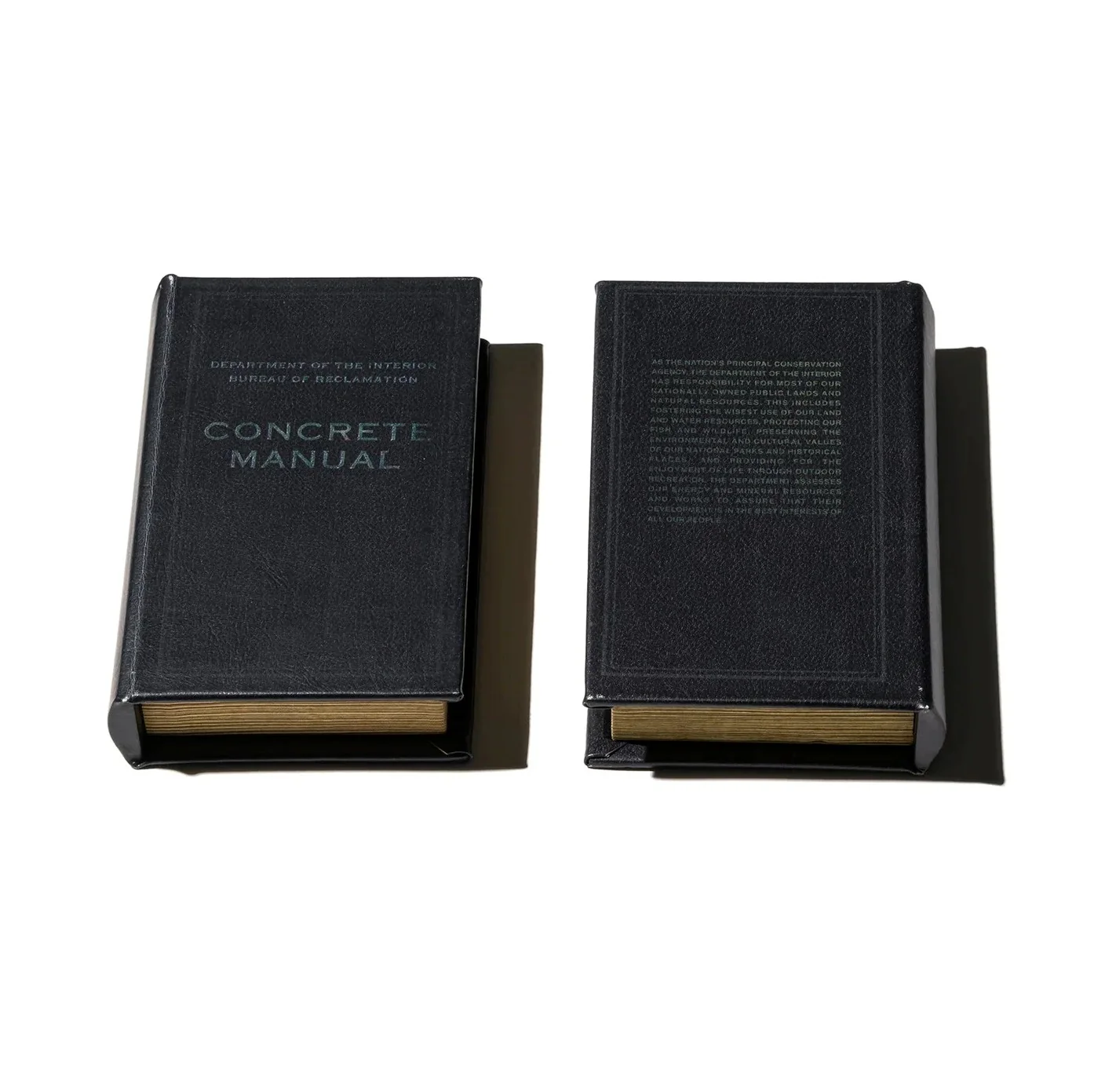 Empty Book – Concrete Manual Black