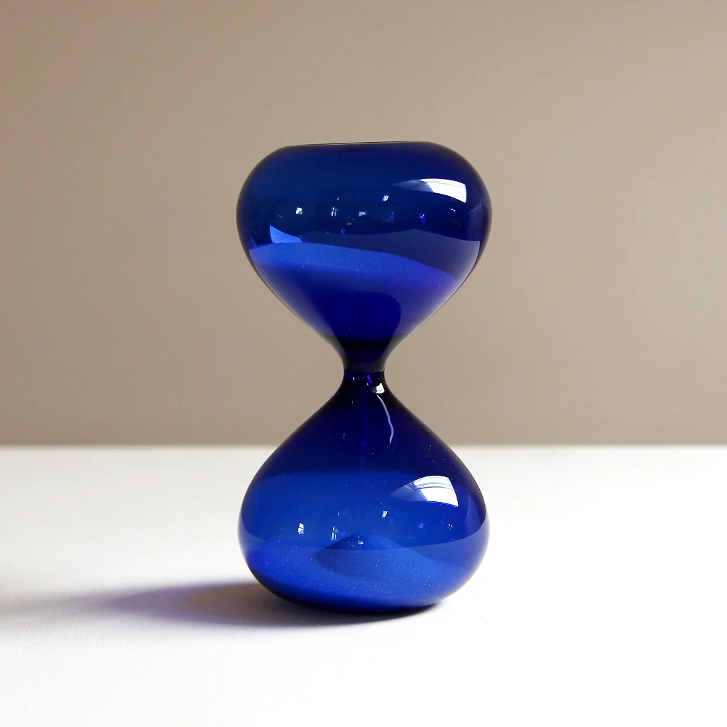 Hourglas L - 15 Min Blue