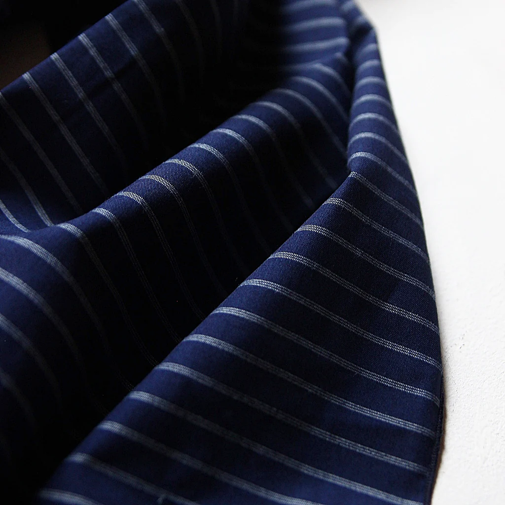 Le Chèche – Dark Indigo Stripes - Image 2