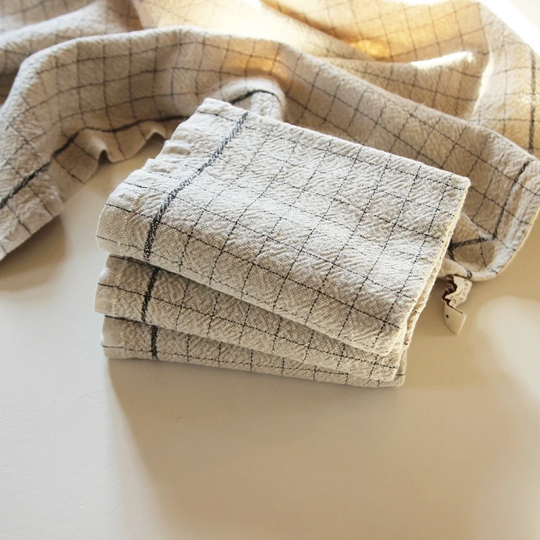 Linen Tea Towel Torchon Recycle