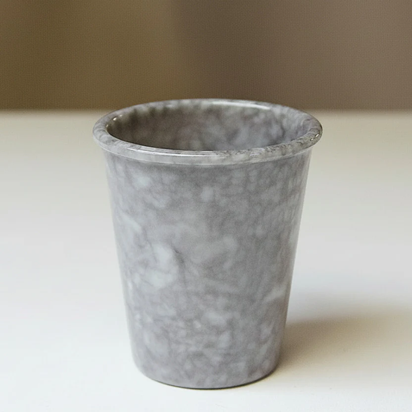 Marbled Melamine Cup - Grey