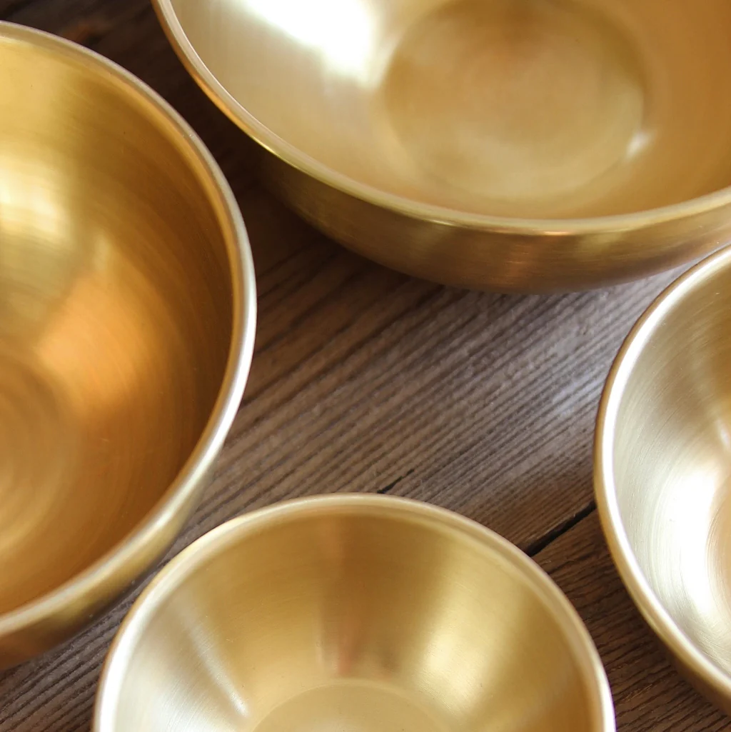 Round Brass Bowl XS - Image 6