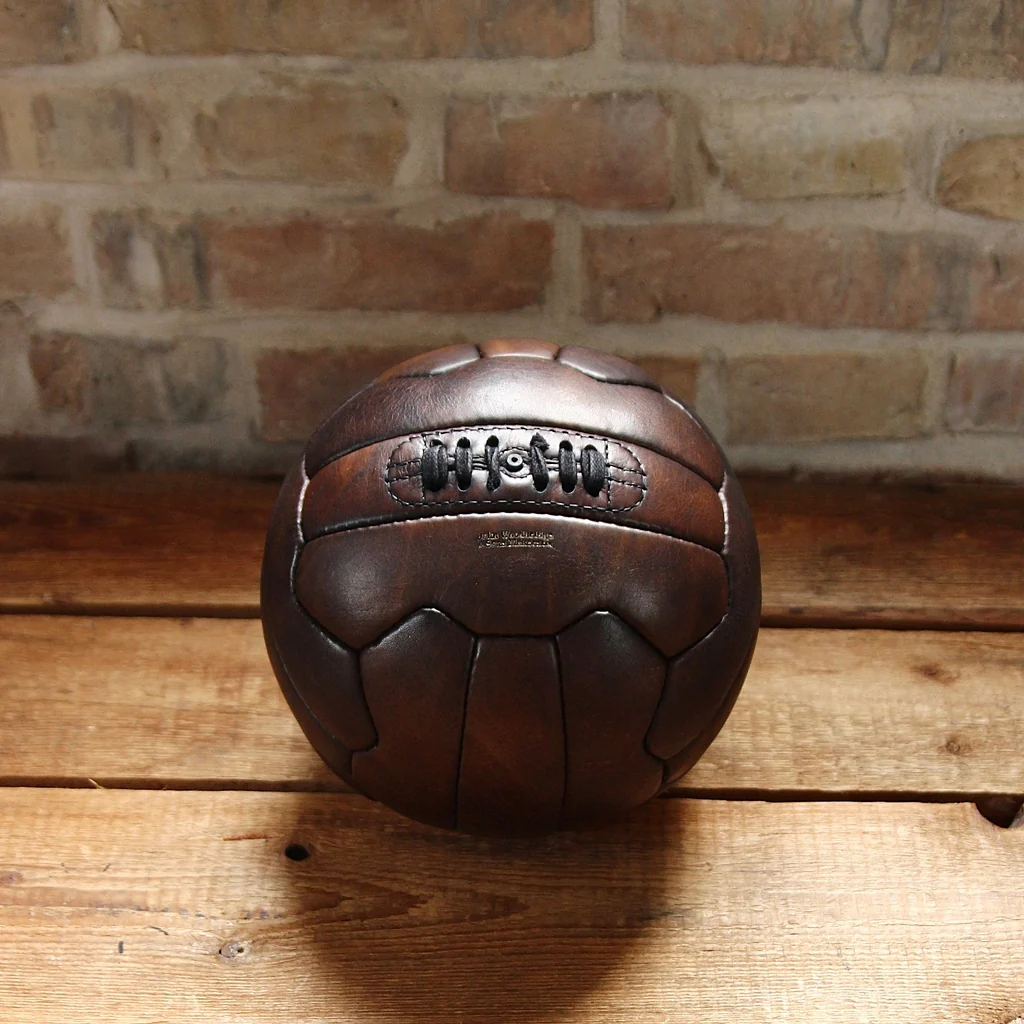 Vintage Leather Football 1950 - Image 3