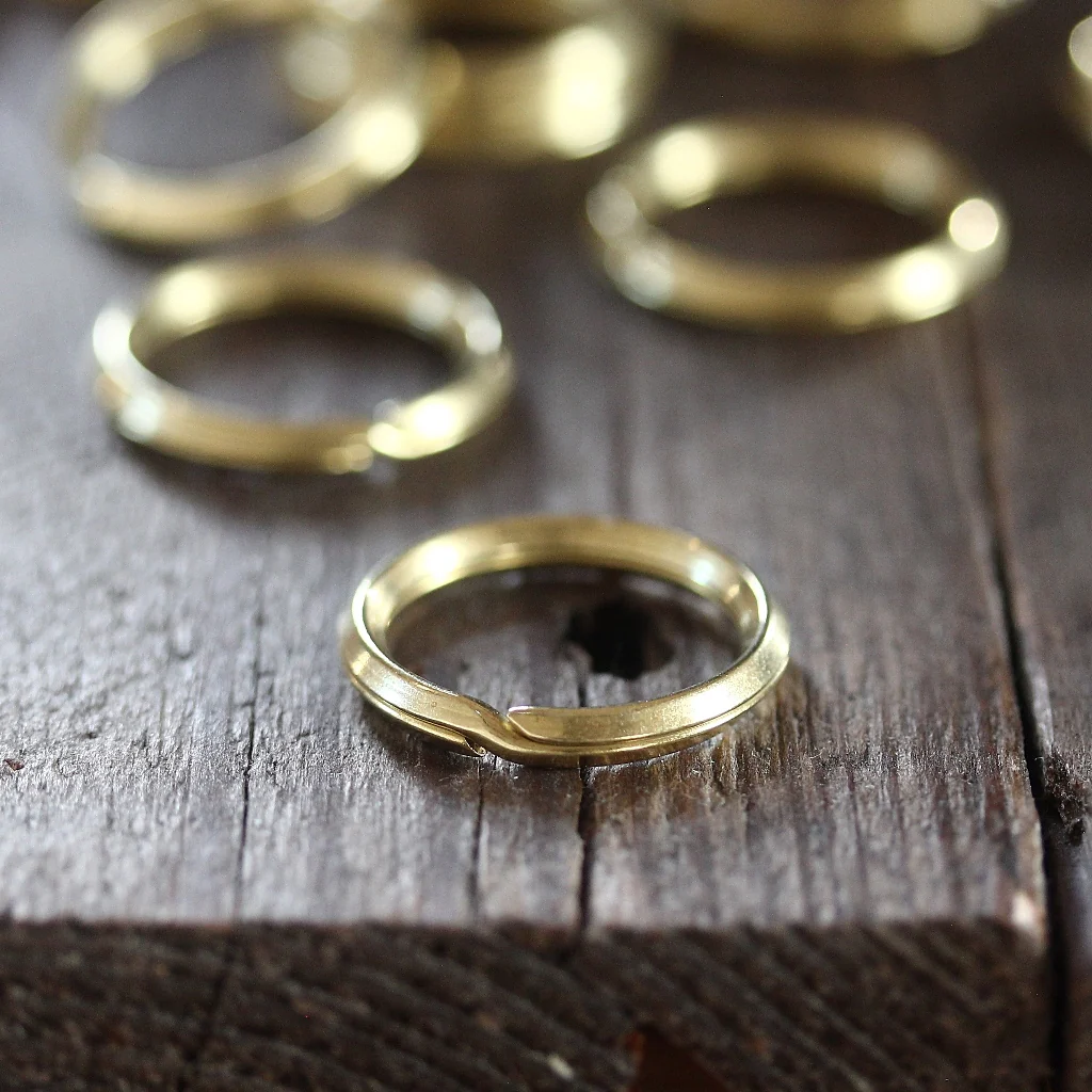 Wire Split Ring Brass - Image 2